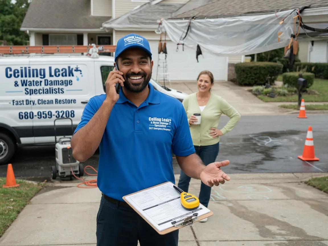 Ceiling Leak Cleanup Granite, OK FAQs
